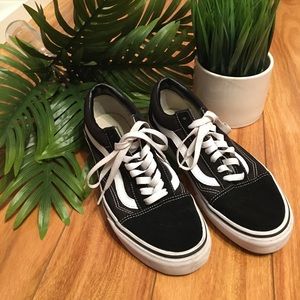 Black and White Old Skool Vans